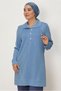 Shirt Collar Sweatshirt Tunic 46713