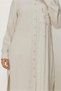 Linen Tunic with Pul Detail 46726 - 3