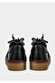 Black Leather Women's Sneaker - 4