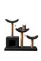 L1 Cat Nest Bed Scratching Tower Luxury 3-Bed Extra Wide Cat-Friendly Fabric Wipeable
