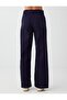 Purple Pocket Detailed Cotton Blend Denim Trousers - 6