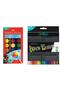 Hobby and Painting Set Black Edition 24 Dry Paints and 21 Color Large Watercolor Paints