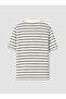 Polo Neck Striped Men's T-Shirt - 5