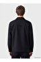 Xside Black Loose Fit Dobby Men's Shirt - 4