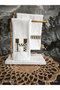 Checkered Letter H and Striped Kitchen Towel Set of 2 (30X50) - 2