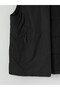 Ozmarka New Season Black Regular Fit Stand Collar Men's Vest - 6