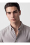 Vizyon New Season Brown Slim Fit Striped Dobby Men's Shirt - 3