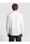 White Regular Fit Nyc Printed Oxford Men's Shirt - 5