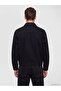 Black Loose Fit Men's Jean Jacket - 5