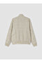 Ozmarka New Season Beige Relax Fit Stand Collar Men's Jacket - 7