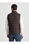 Ozmarka New Season Brown Regular Fit Stand Collar Men's Puffer Vest - 3