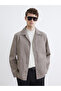 Vizyon New Season Beige Regular Fit Men's Jacket - 3