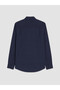 Lcwaikiki Classic Navy Blue Regular Fit Poplin Men's Shirt - 5