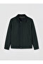 Ozmarka New Season Green Regular Fit Velvet Collar Men's Jacket - 4