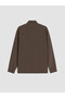 Ozmarka New Season Brown Regular Fit Striped Men's Shirt - 7