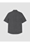 Özmarka New Season Gray Regular Fit Men's Shirt - 7
