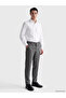 Ozmarka New Season White Regular Fit Poplin Men's Shirt - 2