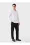 Ozmarka New Season White Slim Fit Poplin Men's Shirt - 2