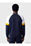 Ozmarka New Season Navy Blue Printed Men's Sweatshirt - 4