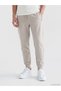 Özmarka New Season Beige Regular Fit Men's Sweatpants