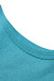 Women's Blanca Stretchy, 1X1 Thin Ribbed, Fit Cut, Cotton Undershirt Turquoise Blue - 4