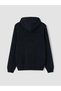 Vizyon New Season Navy Blue Regular Fit Hooded Men's Knitwear Cardigan - 6