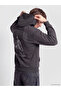 Özmarka New Season Anthracite Printed Men's Hoodie