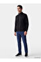 Men's Zippered Sweatshirt with Stand Collar - 2