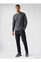 Crew Neck Long Sleeve Men's T-Shirt - 2