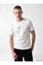 Xside White Crew Neck Istanbul Printed Men's T-Shirt