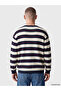 Crew Neck Striped Men's Knitwear Sweater - 5