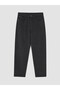 Özmarka New Season Anthracite Regular Fit Gabardine Men's Trousers - 5