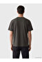 Khaki Super Slim Fit Stretch Fabric T-Shirt / 01 - 3