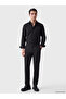 Ozmarka New Season Black Slim Fit Dobby Men's Shirt - 2