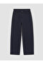 Özmarka New Season Navy Blue Relax Fit Gabardine Men's Trousers - 6