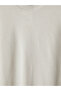 Özmarka New Season Beige Crew Neck Men's Knitwear Sweater - 7