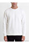 Vizyon New Season White Crew Neck Men's Sweatshirt - 3