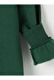 Ozmarka New Season Green Crew Neck Printed Men's Thick Sweatshirt - 6