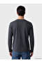 Lcwaikiki Classic Anthracite Crew Neck Long Sleeve Combed Cotton Men's T-Shirt - 3