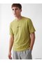 Vizyon New Season Green Crew Neck Printed Men's T-Shirt