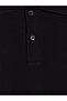 Black Polo Collar Men's Knit Sweater - 7