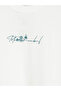Xside White Crew Neck Istanbul Printed Men's T-Shirt - 6