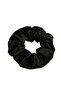 Elastic Silk Scrunchie for Women Black