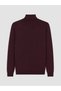 Lcwaikiki Classic Plum Turtleneck Men's Knitwear Sweater - 5