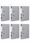12 Narrow Plastic Folders A4 Folders - 3