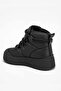 Women's Black Platform Boots Thick Soled Furry Lace-Up Winter Casual Boots 26-538 - 7