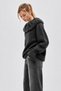 Women's Baby Ruffle Collar Long Sleeve Knit Sweater - 2