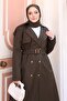 Classic Collar Long Trench Coat Khaki 2029 - 2