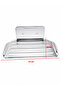 Soap Dish with Adhesive and Screw Oval Model Chrome - 3