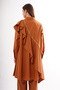 Paper Touch Tunic with Zipper Detail on the Back 116 Light Brown - 4